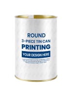 Printed Tin Can For Coconut Milk, Processed Fruits and Vegetables D300 (ø73)